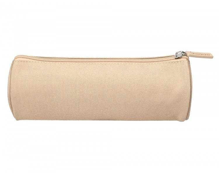 Estuche portatodo liderpapel classic cilindrico ancho 210x70mm crema