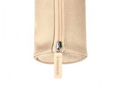 Estuche portatodo liderpapel classic cilindrico ancho 210x70mm crema