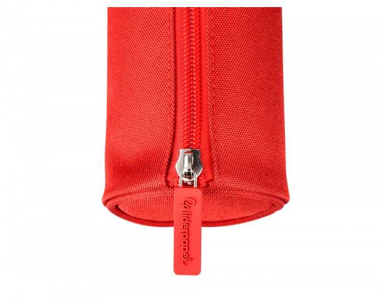 Estuche portatodo liderpapel classic cilindrico ancho 210x70mm rojo