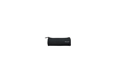 Estuche portatodo liderpapel classic cilindrico ancho 210x70mm negro