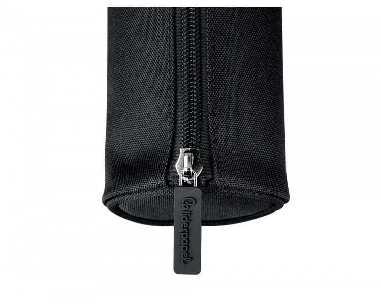 Estuche portatodo liderpapel classic cilindrico ancho 210x70mm negro