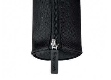 Estuche portatodo liderpapel classic cilindrico ancho 210x70mm negro