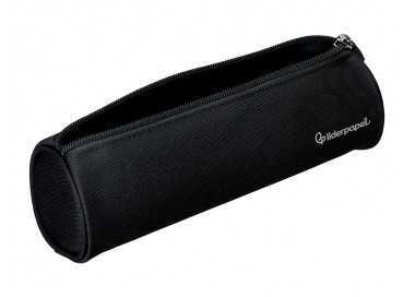 Estuche portatodo liderpapel classic cilindrico ancho 210x70mm negro