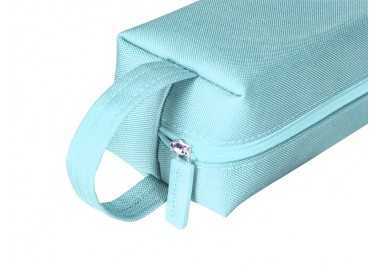 Estuche portatodo liderpapel classic rectangular con asa 210x70mm azul celeste