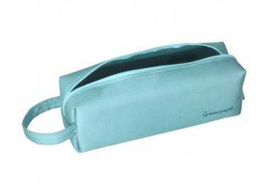 Estuche portatodo liderpapel classic rectangular con asa 210x70mm azul celeste