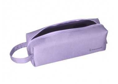Estuche portatodo liderpapel classic rectangular con asa 210x70mm lila