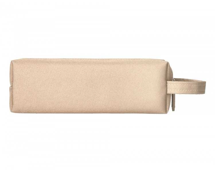 Estuche portatodo liderpapel classic rectangular con asa 210x70mm crema