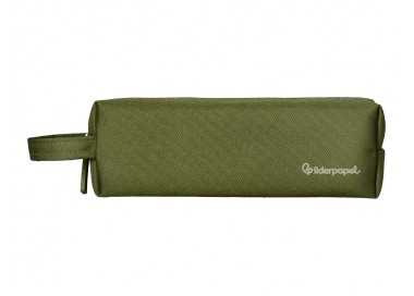 Estuche portatodo liderpapel classic rectangular con asa 210x70mm verde militar
