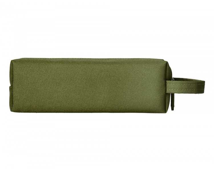 Estuche portatodo liderpapel classic rectangular con asa 210x70mm verde militar