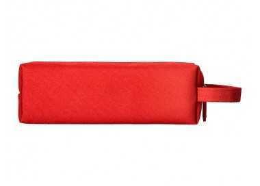 Estuche portatodo liderpapel classic rectangular con asa 210x70mm rojo