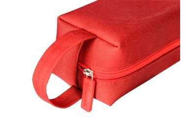 Estuche portatodo liderpapel classic rectangular con asa 210x70mm rojo