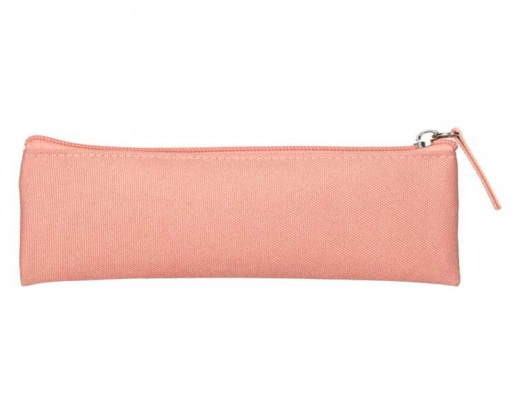 Estuche portatodo liderpapel plano estrecho una cremallera 200x60 mm rosa