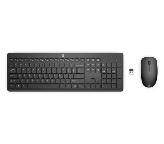 Set teclado + raton inalambrico hp combo 235 color negro