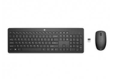 Set teclado + raton inalambrico hp combo 235 color negro