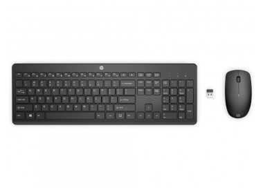 Set teclado + raton inalambrico hp combo 235 color negro