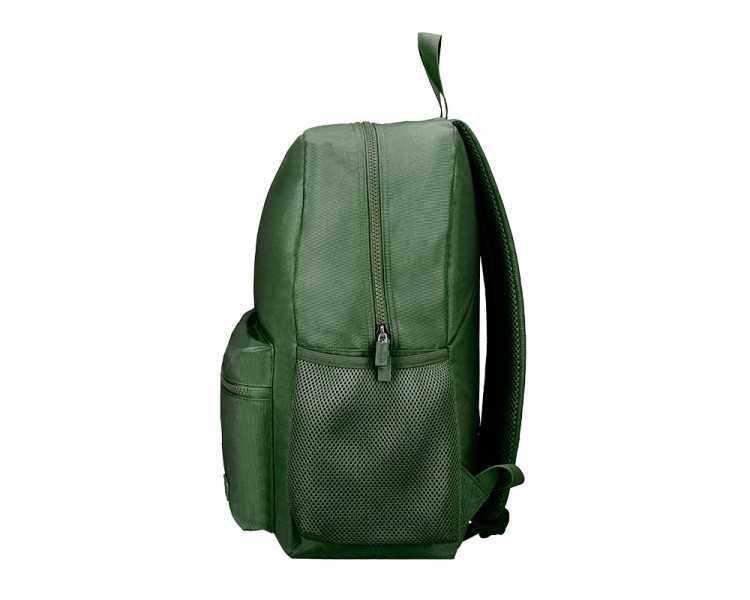 Mochila liderpapel core con compartimento lateral elastico verde militar 15 l 400x125x300 mm
