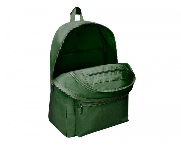 Mochila liderpapel core con compartimento lateral elastico verde militar 15 l 400x125x300 mm