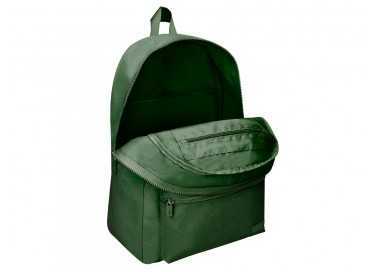Mochila liderpapel core con compartimento lateral elastico verde militar 15 l 400x125x300 mm