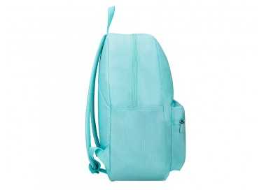 Mochila liderpapel core con compartimento lateral elastico turquesa 15 l 400x125x300 mm