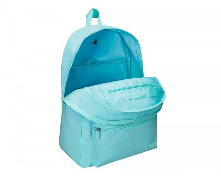 Mochila liderpapel core con compartimento lateral elastico turquesa 15 l 400x125x300 mm