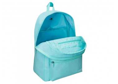 Mochila liderpapel core con compartimento lateral elastico turquesa 15 l 400x125x300 mm
