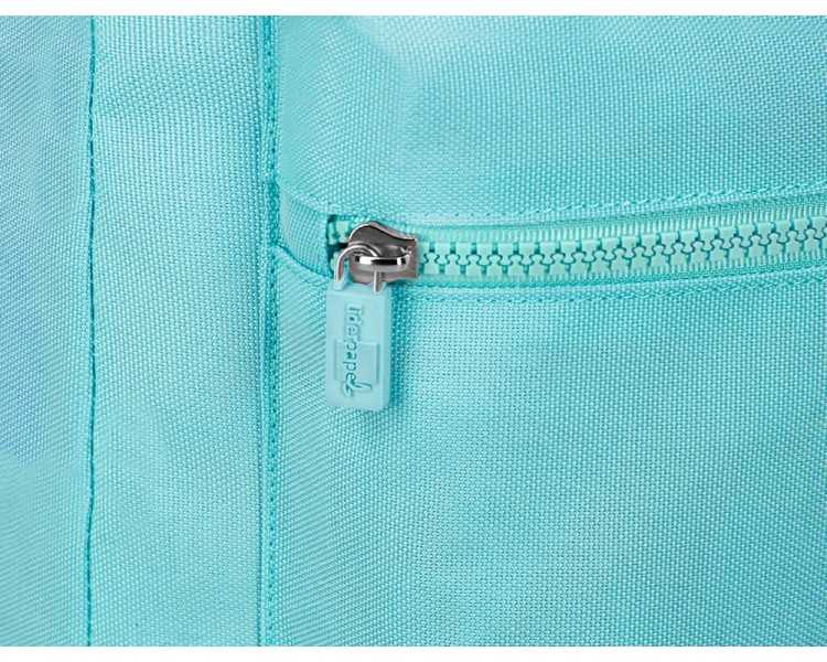 Mochila liderpapel core con compartimento lateral elastico turquesa 15 l 400x125x300 mm