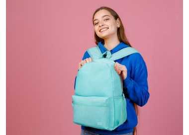 Mochila liderpapel core con compartimento lateral elastico turquesa 15 l 400x125x300 mm