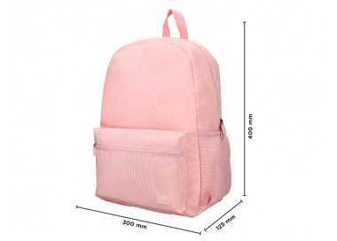 Mochila liderpapel core con compartimento lateral elastico rosa 15 l 400x125x300 mm