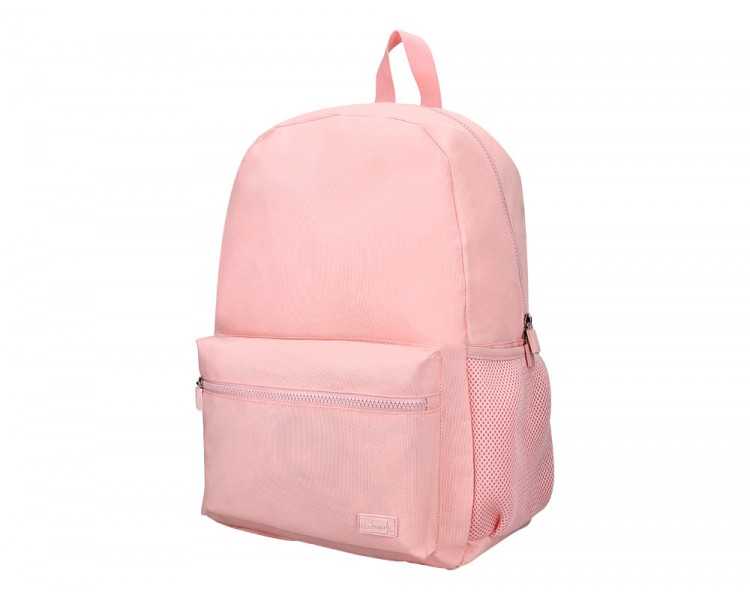 Mochila liderpapel core con compartimento lateral elastico rosa 15 l 400x125x300 mm