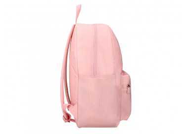 Mochila liderpapel core con compartimento lateral elastico rosa 15 l 400x125x300 mm