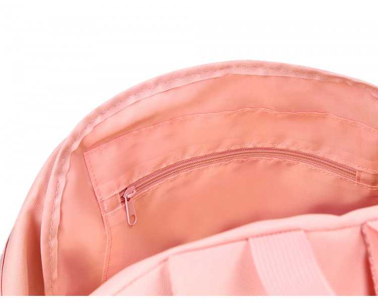 Mochila liderpapel core con compartimento lateral elastico rosa 15 l 400x125x300 mm