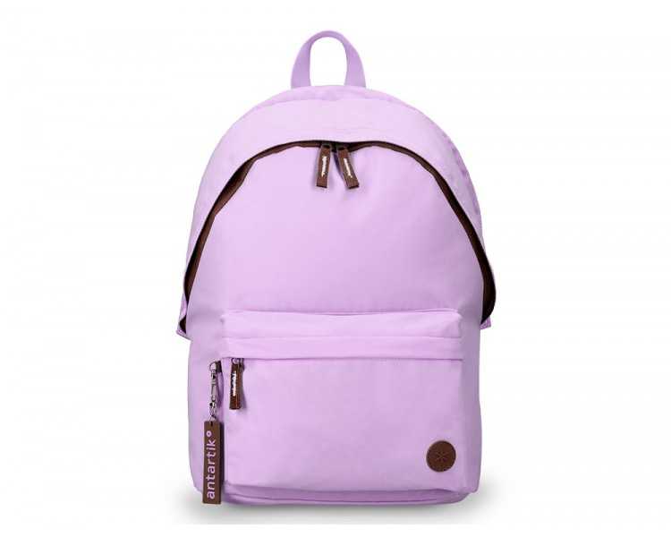 Mochila antartik basic pack con bolsillo para portatil morado 20 l 300x160x420 mm