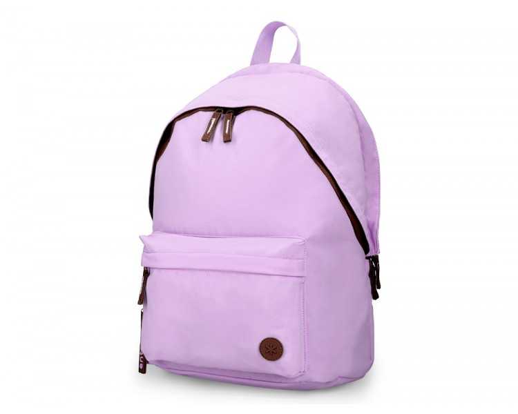 Mochila antartik basic pack con bolsillo para portatil morado 20 l 300x160x420 mm