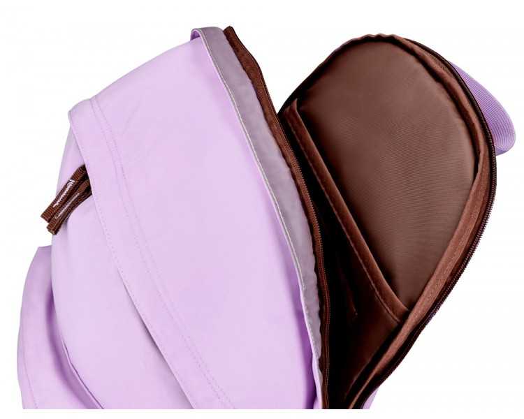 Mochila antartik basic pack con bolsillo para portatil morado 20 l 300x160x420 mm