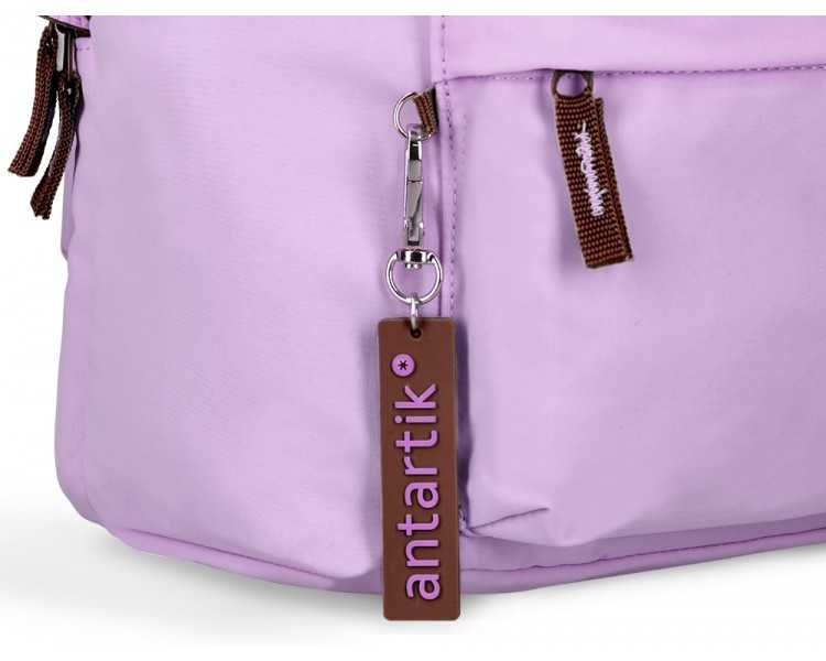 Mochila antartik basic pack con bolsillo para portatil morado 20 l 300x160x420 mm