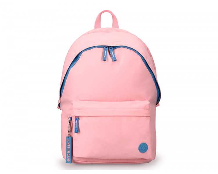 Mochila antartik basic pack con bolsillo para portatil rosa 20 l 300x160x420 mm