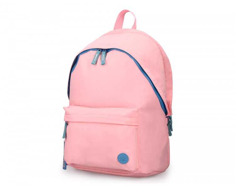 Mochila antartik basic pack con bolsillo para portatil rosa 20 l 300x160x420 mm