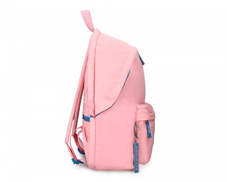 Mochila antartik basic pack con bolsillo para portatil rosa 20 l 300x160x420 mm
