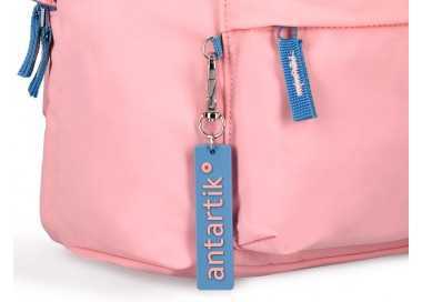 Mochila antartik basic pack con bolsillo para portatil rosa 20 l 300x160x420 mm