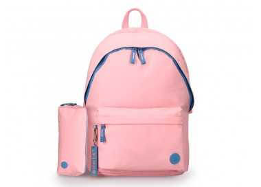 Mochila antartik basic pack con bolsillo para portatil rosa 20 l 300x160x420 mm