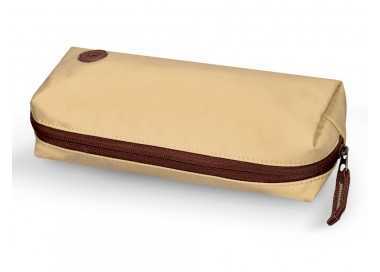 Estuche portatodo antartik basic pack 1 compartimento beige compañero mochila 80x55x210 mm