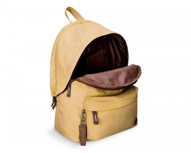 Mochila antartik basic pack con bolsillo para portatil beige 20 l 300x160x420 mm