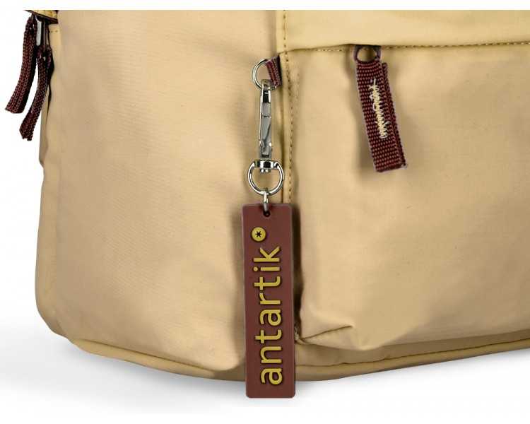 Mochila antartik basic pack con bolsillo para portatil beige 20 l 300x160x420 mm
