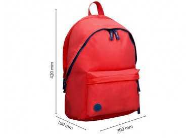 Mochila antartik basic pack con bolsillo para portatil granate 20 l 300x160x420 mm