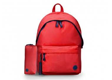 Mochila antartik basic pack con bolsillo para portatil granate 20 l 300x160x420 mm