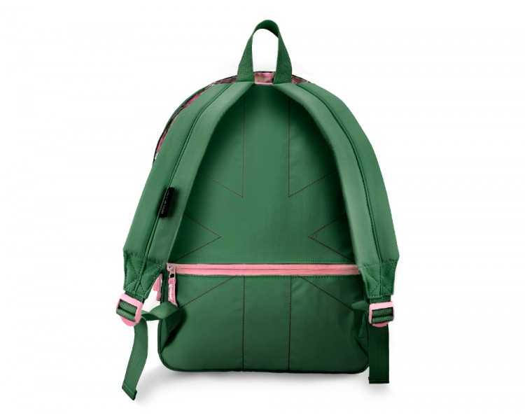 Mochila antartik basic pack con bolsillo para portatil verde 20 l 300x160x420 mm