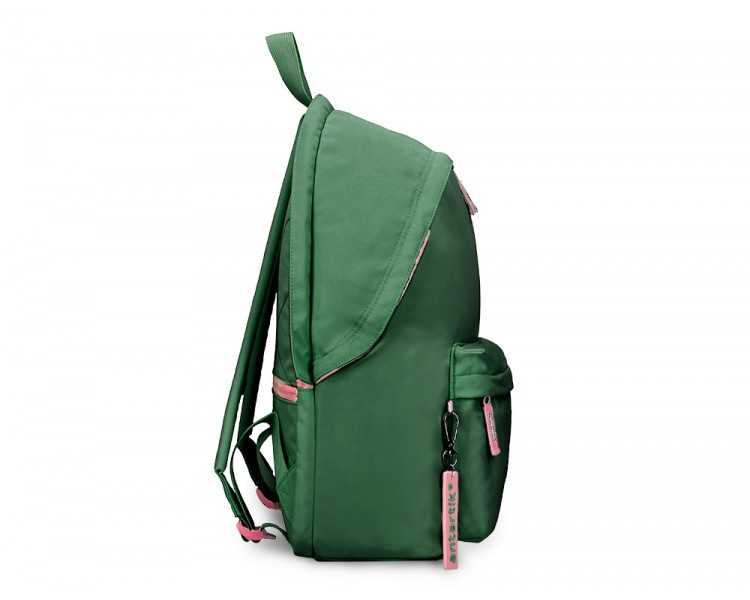 Mochila antartik basic pack con bolsillo para portatil verde 20 l 300x160x420 mm