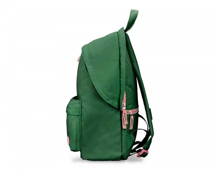 Mochila antartik basic pack con bolsillo para portatil verde 20 l 300x160x420 mm