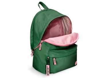 Mochila antartik basic pack con bolsillo para portatil verde 20 l 300x160x420 mm