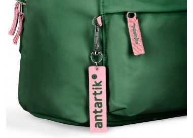 Mochila antartik basic pack con bolsillo para portatil verde 20 l 300x160x420 mm